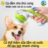 Cây tắm thú cưng 1 nhấn tạo bọt bàn chải silicone không lem, dễ dùng mèo chó, tiết kiệm sữa tắm