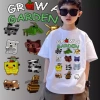 Cây Thiết Kế Trồng Cây ROBLX Gái Bé Cổ Tròn Ngắn Tay 100% Cotton - 100.333đ, Thanh Toán Nhận Hàng 3