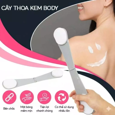 Cây Thoa Kem Lưng & Body TOOLA Brush BT-TLA075 - Giá 49.000 VND, chất liệu mềm mịn 6 Cây Thoa Kem Lưng & Body TOOLA Brush BT-TLA075 - Giá 49.000 VND, chất liệu mềm mịn 6