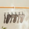 Cây treo đồ 6 móc kẹp dễ thương - Giá treo quần áo, mũ, đồ lót, tất, khăn cho bé - Giá chỉ 28.700 VND 4
