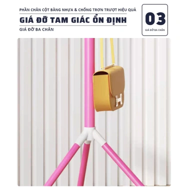 Cây treo đồ đa năng 9 nhánh móc - Giá treo quần áo đứng hiện đại, thông minh, chỉ 99.000
