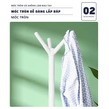 Cây treo đồ đa năng 9 nhánh móc - Giá treo quần áo đứng hiện đại, thông minh, chỉ 99.000 8 Cây treo đồ đa năng 9 nhánh móc - Giá treo quần áo đứng hiện đại, thông minh, chỉ 99.000 8