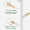 Cây Treo Đồ Gỗ Cao Su Nguyên Khối ARIZE Hanger Tree Trắng – Giá 702.000đ 5
