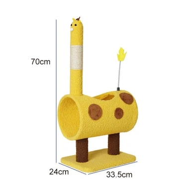 Cây Trèo Mèo Hươu Cao Cổ - Đường Hầm, Cột Sisal, Hang Nhung Êm Ái, Giá 830.879₫