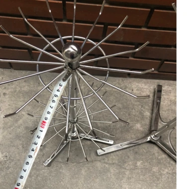 Cây treo móc phụ kiện inox 50cm - Mâm xoay 360, tháo lắp rời, giá 260.000 VND