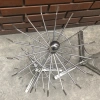 Cây treo móc phụ kiện inox 50cm - Mâm xoay 360, tháo lắp rời, giá 260.000 VND 5