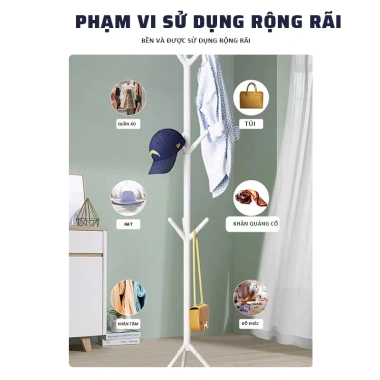 Cây treo quần áo đa năng 9 nhánh - Móc thông minh cho mọi không gian, 99.000₫ 4 Cây treo quần áo đa năng 9 nhánh - Móc thông minh cho mọi không gian, 99.000₫ 4