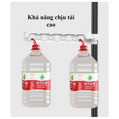 Cây treo quần áo EMOMART ống thép 32mm dày 0.9mm - Lắp đặt linh hoạt, dài có thể thu kéo, chỉ 85.000₫