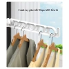 Cây treo quần áo EMOMART ống thép 32mm dày 0.9mm - Lắp đặt linh hoạt, dài có thể thu kéo, chỉ 85.000₫ 9