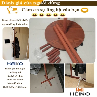 Cây treo quần áo gỗ 8 móc - Giá treo đứng chất lượng cao, giảm còn 69.900₫ 2 Cây treo quần áo gỗ 8 móc - Giá treo đứng chất lượng cao, giảm còn 69.900₫ 2