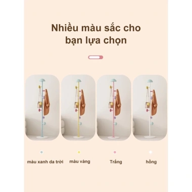 Cây treo quần áo hình nấm dễ thương, giá treo đứng đa năng - chỉ 165k 6
