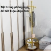 Cây treo quần áo inox cao cấp bánh xe di chuyển - màu đen trắng vàng, giảm còn 295.000đ 6