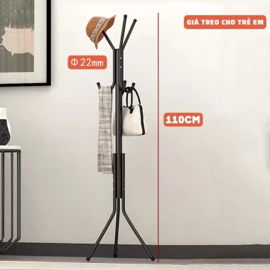 Cây Treo Quần Áo Khung Thép Đa Năng, Sơn Tĩnh Điện Chống Rỉ, Tích Hợp Nhiều Móc - Giá 99.000đ 9