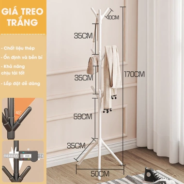 Cây treo quần áo thép không gỉ GADI đa năng, giá 196.000 - Tiện lợi, decor 10 Cây treo quần áo thép không gỉ GADI đa năng, giá 196.000 - Tiện lợi, decor 10