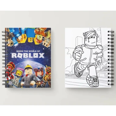 CB87 Roblox - Đóng quyển lò xo, 30 tranh tô màu Acrylic, Nước, Sáp, Giá 30.000đ
