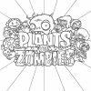 CB93 Plants vs Zombies Set 30 tranh tô màu A4 A5, lò xo đóng quyển, giá 40.000đ 9