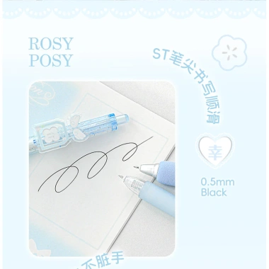 Cdaily Bộ 4 Miếng Yushou Gel - Bút Nhỏ Tươi Mềm, ST-Tip Khô, Đen Mịn - 85.454đ 5