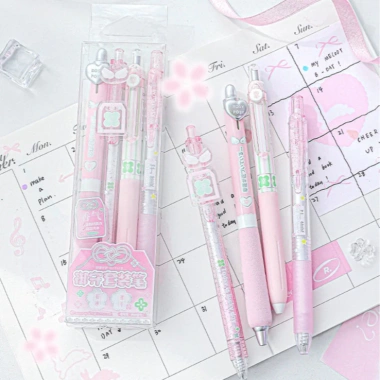 Cdaily Bộ 4 Miếng Yushou Gel - Bút Nhỏ Tươi Mềm, ST-Tip Khô, Đen Mịn - 85.454đ 7