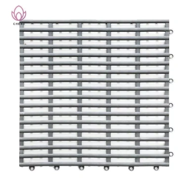 CENJ 6 miếng Sàn Cao Su Chống Trơn Trượt Thoát Nước, Thảm Tắm Không Thấm, Dễ Cắt, An Toàn cho Máy Rửa Bát
