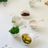 CENJ Đĩa nhúng gốm tay cầm – Đĩa nước sốt, gia vị sushi, bát ăn nhẹ, mới