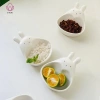 CENJ Đĩa nhúng gốm tay cầm – Đĩa nước sốt, gia vị sushi, bát ăn nhẹ, mới 4
