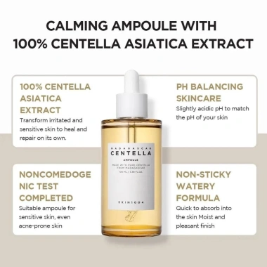 Centella Ampoule 100ml Toner dưỡng ẩm, phục hồi da, làm dịu mụn - J4z3, giá ưu đãi 137.936 VND 6