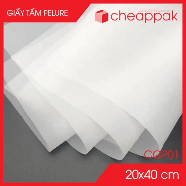 CGP01 20x40cm Combo 1.000 tấm giấy Pelure gói hàng, giấy nến bọc quần áo 370.000₫ 4