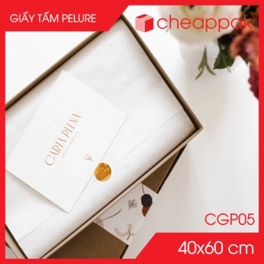 CGP05 40x60cm 1.000 tấm giấy Pelure gói hàng, giấy nến bọc quần áo - Giá 820.000 VND 5 CGP05 40x60cm 1.000 tấm giấy Pelure gói hàng, giấy nến bọc quần áo - Giá 820.000 VND 5
