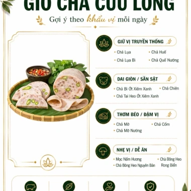 Chả Bì Ớt Xiêm Xanh Cửu Long 1kg Gói Lá Chuối, Chả Da Sạch, Không Phụ Gia, Giá chỉ 199.000 VND 8