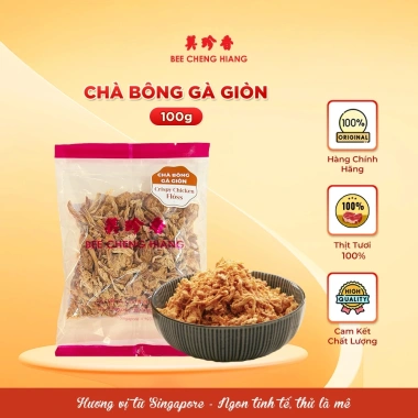 Chà bông gà giòn Bee Cheng Hiang - Crispy Singapore Floss, giảm còn 145.000₫
