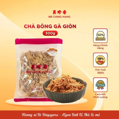 Chà bông gà giòn Bee Cheng Hiang - Crispy Singapore Floss, giảm còn 145.000₫