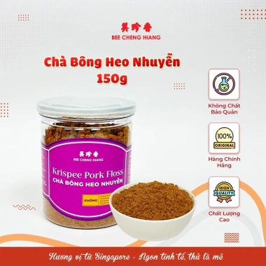 Chà bông heo nhuyễn Bee Cheng Hiang Krispee Singapore giảm còn 145.000đ 4 Chà bông heo nhuyễn Bee Cheng Hiang Krispee Singapore giảm còn 145.000đ 4