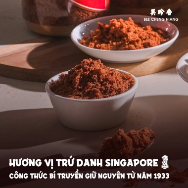 Chà bông heo nhuyễn Bee Cheng Hiang Krispee Singapore giảm còn 145.000đ