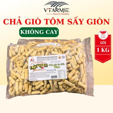 Chả giò tôm sấy mini ăn liền rời Vissan 1kg không cay - Giá ưu đãi 350.000 VND 3