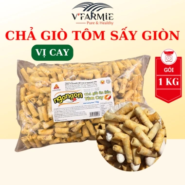 Chả giò tôm sấy mini ăn liền Vissan VỊ CAY 1kg - Giảm còn 350.000 VND