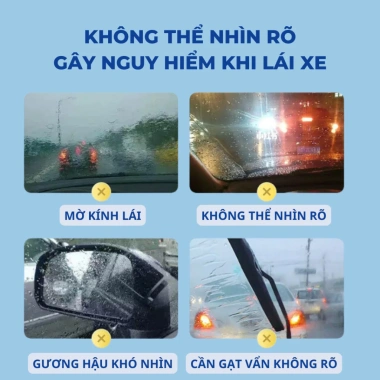 Chai 3M Glass Coat Windshield 8.889 200ml - Phủ Nano chống bám nước, giảm giá 129k