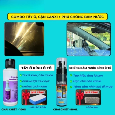 Chai 3M Glass Coat Windshield 8.889 200ml - Phủ Nano chống bám nước, giảm giá 129k