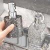 Chai 400ml Chiết Dầu Gội Sữa Tắm - Bình Đựng Nước Rửa Tay Vân Kim Cương Sang Trọng, Giá 40.000đ 2