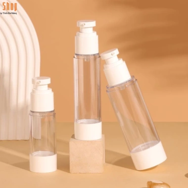 Chai 50ml Hút Chân Không Đầu Xịt Giọt Nhựa Cao Cấp Trong Suốt - Giá 22.000đ 3