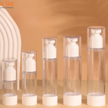 Chai 50ml Hút Chân Không Đầu Xịt Giọt Nhựa Cao Cấp Trong Suốt - Giá 22.000đ 5