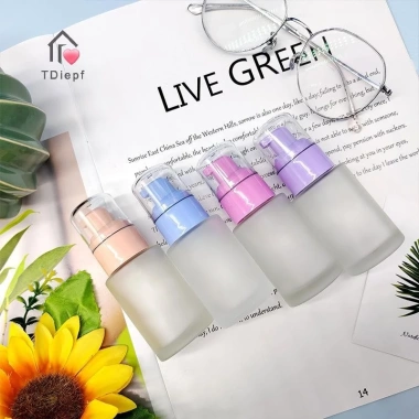 Chai bơm 30ml Thủy tinh mờ – Đóng gói di động, du lịch, trang điểm, giá 35.310₫