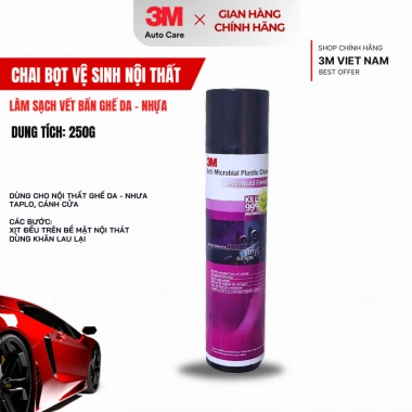 Chai Bọt 3M 290g Giảm 10% - Vệ sinh ghế, trần, nỉ nội thất ô tô, mạnh mẽ 8