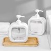 Chai chiết đa năng xà phòng sữa tắm, dầu gội dạng nhấn trong suốt - Tiện lợi, 20k 3