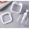 Chai chiết đa năng xà phòng sữa tắm, dầu gội dạng nhấn trong suốt - Tiện lợi, 20k 5