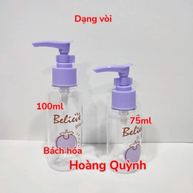 Chai chiết mỹ phẩm mini du lịch, họa tiết xinh xắn, dầu gội sữa tắm 22.000₫ 6