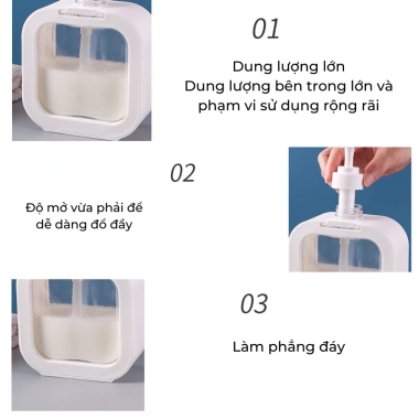 Chai Chiết RIN - Bình Chiết Nước Rửa Chén, Sữa Tắm, Dầu Gội Có Vòi, Giá 59.000