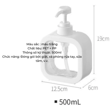 Chai Chiết RIN - Bình Chiết Nước Rửa Chén, Sữa Tắm, Dầu Gội Có Vòi, Giá 59.000 9 Chai Chiết RIN - Bình Chiết Nước Rửa Chén, Sữa Tắm, Dầu Gội Có Vòi, Giá 59.000 9
