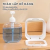 Chai chiết xà phòng trong suốt UCHUU - Bình đựng sữa tắm, dầu gội du lịch, lọ nhựa vòi bơm khóa, chỉ 31.000đ 3