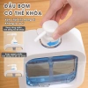 Chai chiết xà phòng trong suốt UCHUU - Bình đựng sữa tắm, dầu gội du lịch, lọ nhựa vòi bơm khóa, chỉ 31.000đ 4