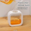 Chai chiết xà phòng trong suốt UCHUU - Bình đựng sữa tắm, dầu gội du lịch, lọ nhựa vòi bơm khóa, chỉ 31.000đ 5